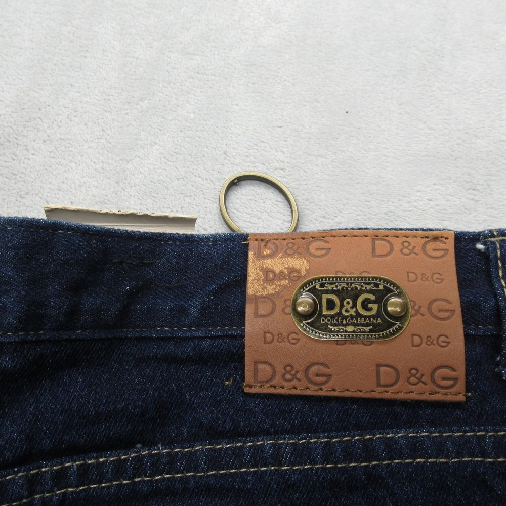 Dolce & Gabbana Jeans Mens 33x32.5 Boot Cut Dark Wash Denim Made in Italy - Picture 14 of 15
